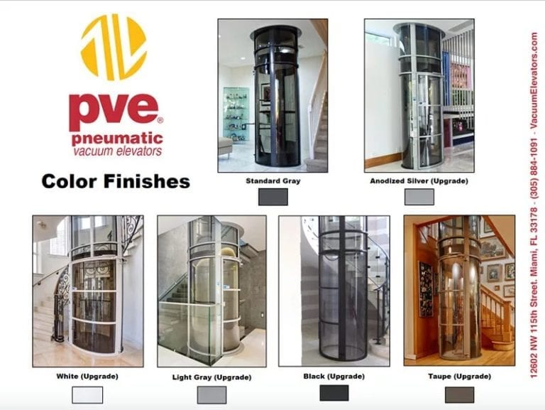 Air Driven Residential Elevators Upgrades Features