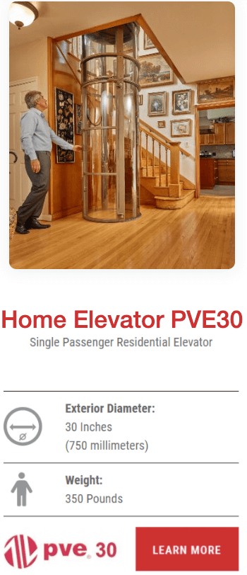 Home Elevator specifications pve30