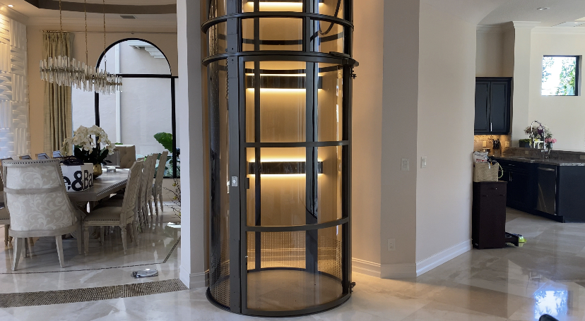 Circular Home Lift