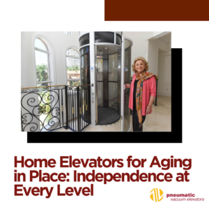 Image of a home lift illustrating the subject which is Lifts for Independence: Enhancing Aging in Place Solutions